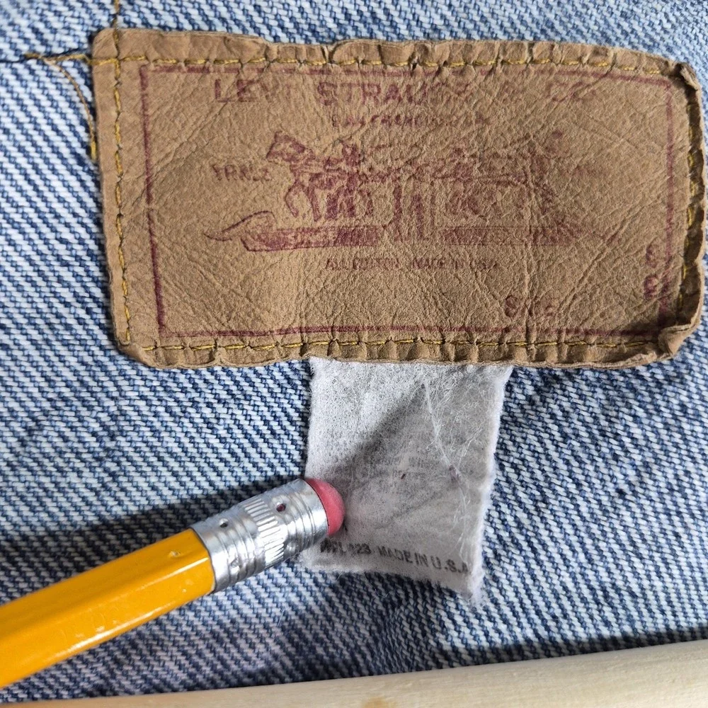 Vintage Levi's 70505 0217 Trucker Jacket Small‎ e USA Made Size 38